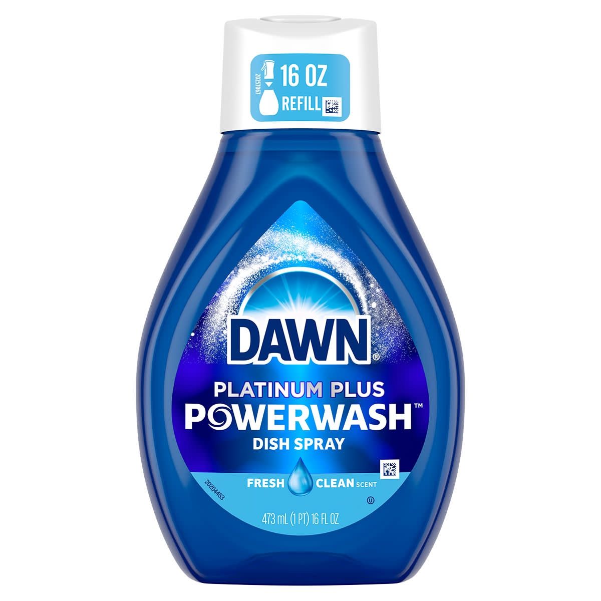 DAWN PLATINUM PLUS POWERWASH DISH SPRAY FRESH SCENT 473ML (REFILL)