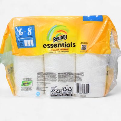 BOUNTY ESSENTIALS PAPER TOWEL 83 2PLY SHEETS (6ROLLS)