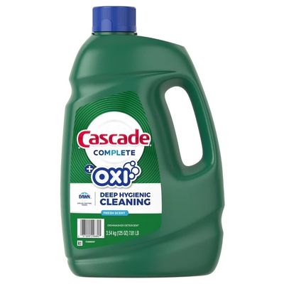 CASCADE COMPLETE DETERGENT + OXI DEEP HYGIENIC CLEANING FRESH SCENT (125 OZ)