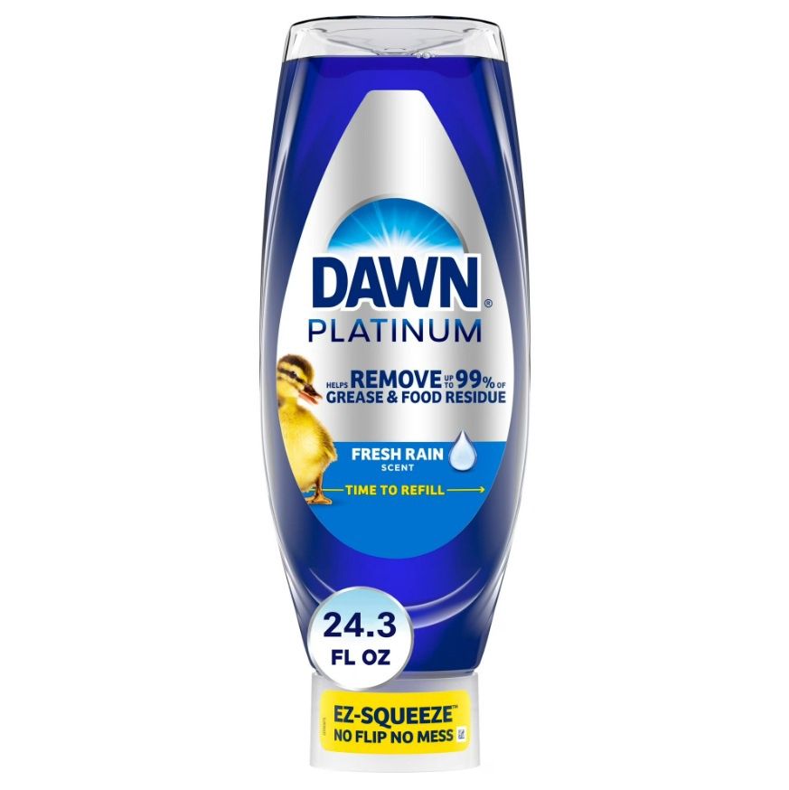 DAWN PLATINUM DISHWASHING LIQUID FRESH RAIN 718ML