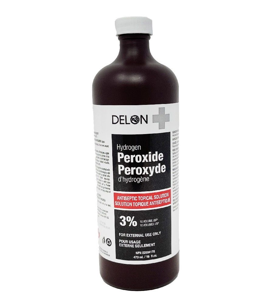 DELON 3% HYDROGEN PEROXIDE 473ML