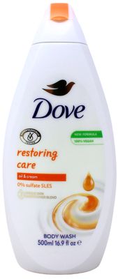 DOVE BODY WASH 500ML RESTORING CARE