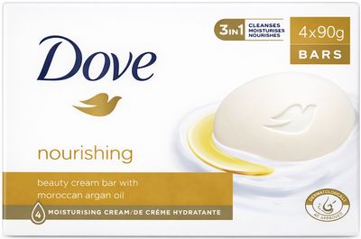 DOVE BAR SOAP 90G MOROCCAN ARGAN OIL (4PACK)