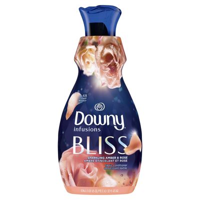 DOWNY INFUSION BLISS 0.96L FABRIC CONDITIONER AMBER &amp; ROSE 48LOADS