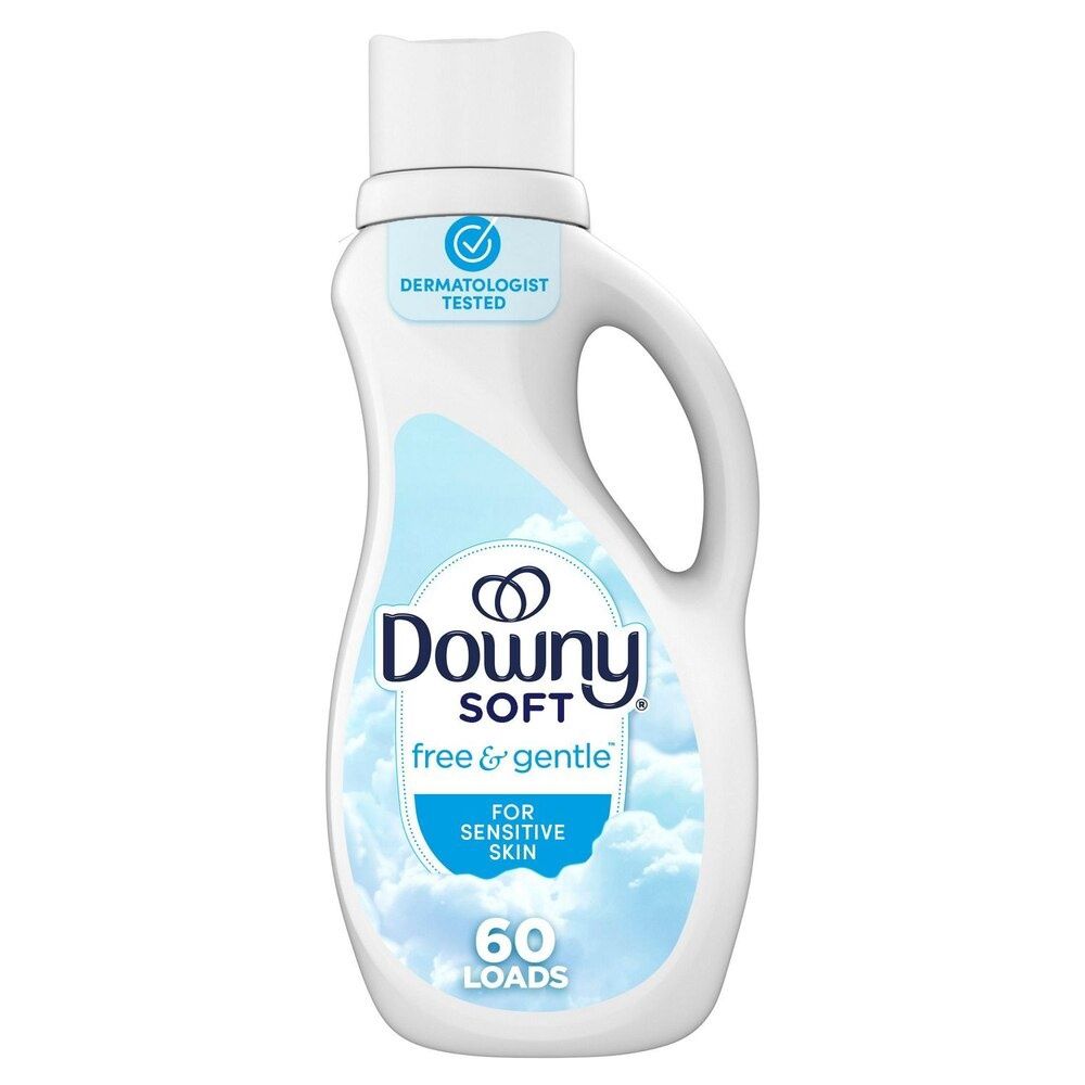 DOWNY SOFT FREE &amp; GENTLE 1.31L FABRIC SOFTENER 60LAODS