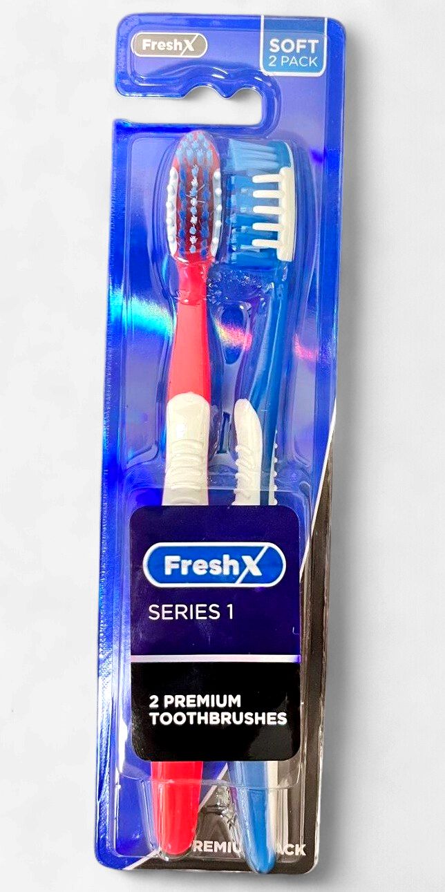 FRESHX TOOTHBRUSH SOFT (2PACK)