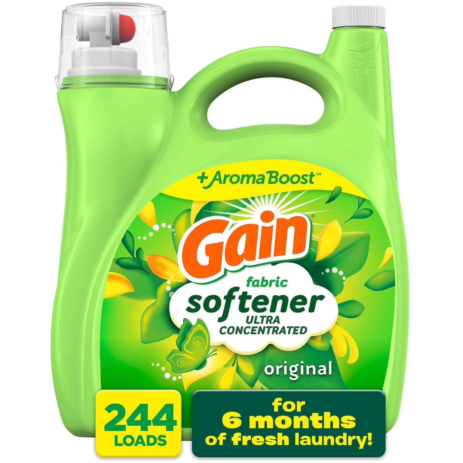 GAIN FABRIC SOFTENER 4.88L ORIGINAL 244LOADS