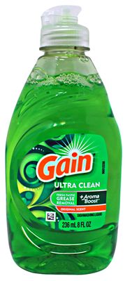 GAIN ULTRA CLEAN DISHWASHING LIQUID 236ML ORIGINAL