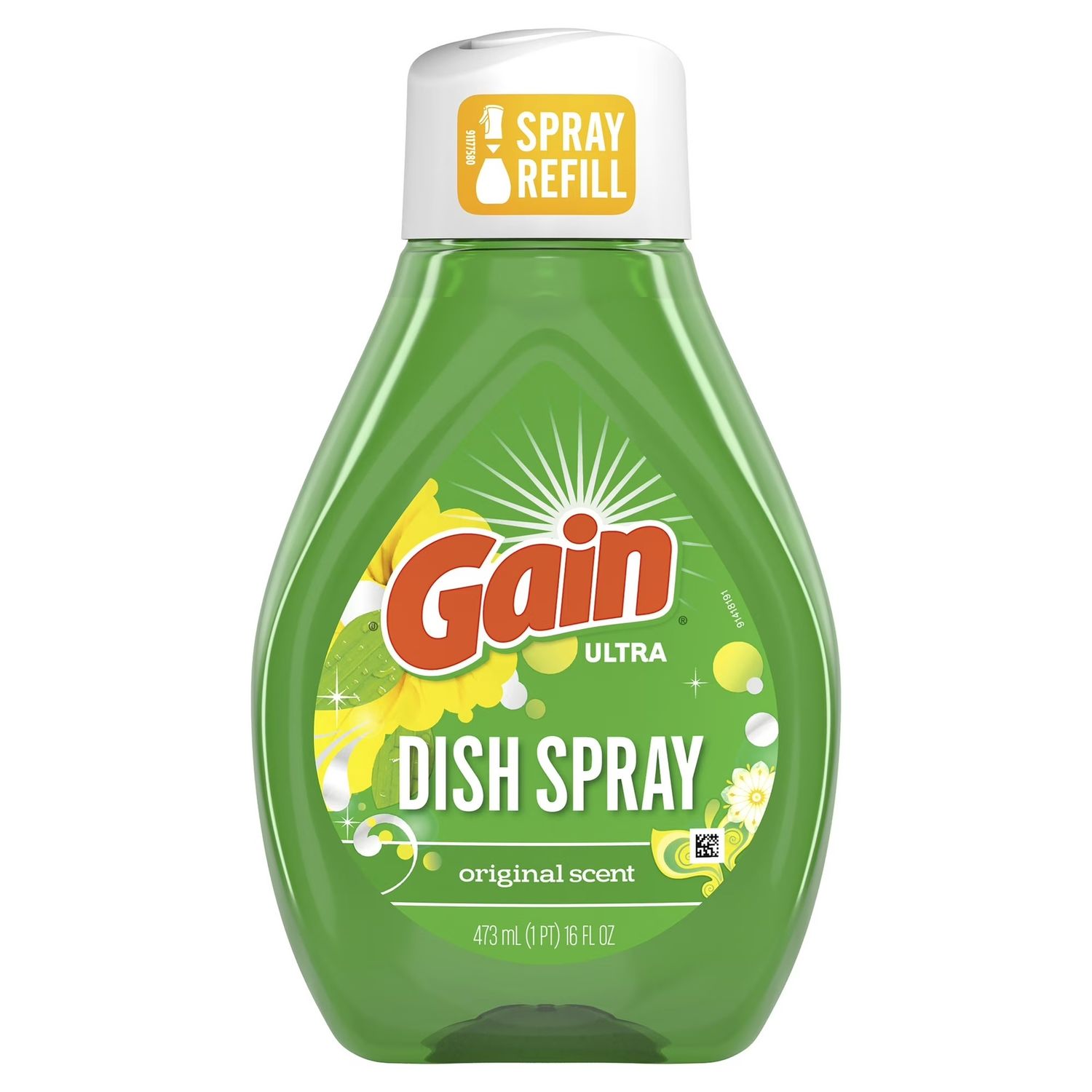 GAIN ULTRA DISH SPRAY 473ML ORIGINAL (REFILL)
