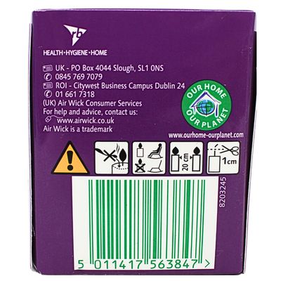 AIRWICK SCENTED CANDLE 105G PURPLE BLACKBERRY SPICE