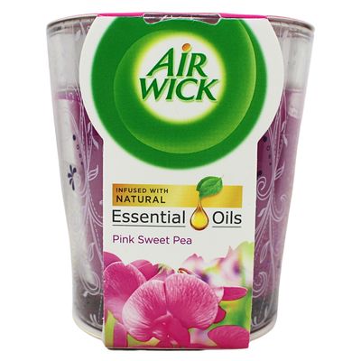 AIRWICK SCENTED CANDLE 105G PINK SWEET PEA