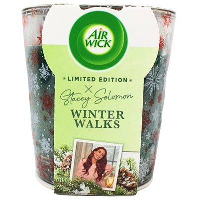 AIRWICK SCENTED CANDLE 105G WINTER WALKS PINE