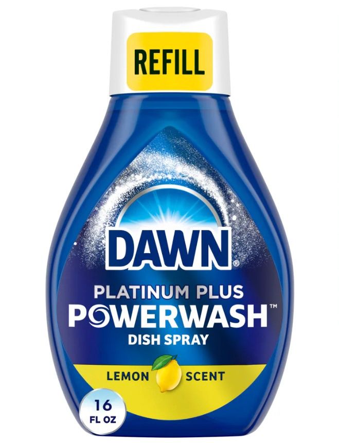 DAWN PLATINUM PLUS POWERWASH DISH SPRAY LEMON SCENT 473ML (REFILL)
