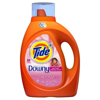 TIDE LAUNDRY DETERGENT 2.48L DOWNY APRIL FRESH 59LOADS