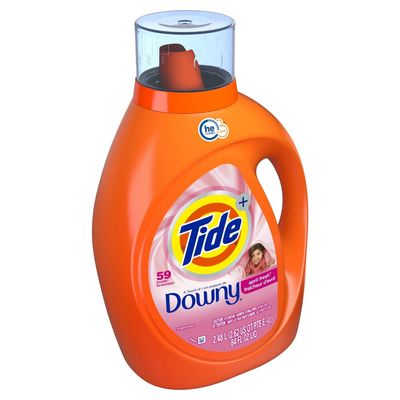 TIDE LAUNDRY DETERGENT 2.48L DOWNY APRIL FRESH 59LOADS