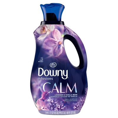 DOWNY INFUSIONS CALM 1.44L FABRIC CONDITIONER LAVENDER &amp; VANILLA BEAN 72LAODS
