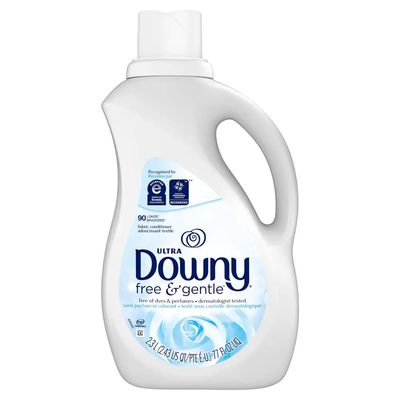 DOWNY ULTRA FREE &amp; GENTLE 2.3L FABRIC CONDITIONER 90LOADS