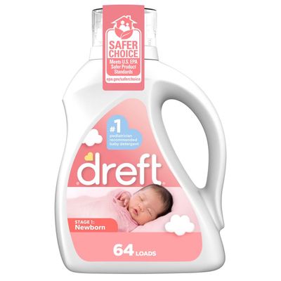 DREFT NEWBORN 2.72L LAUNDRY DETERGENT 64LOADS
