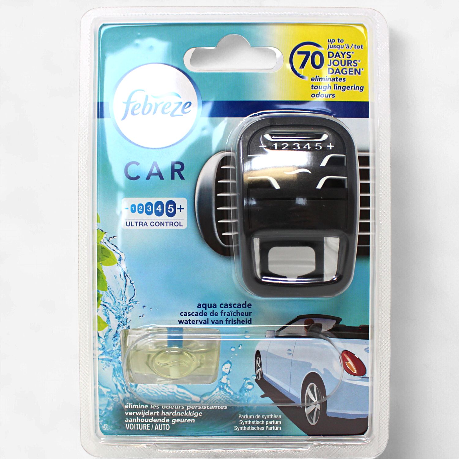 FEBREZE CAR AIR FRESHENER 7ML AQUA + DIFFUSER