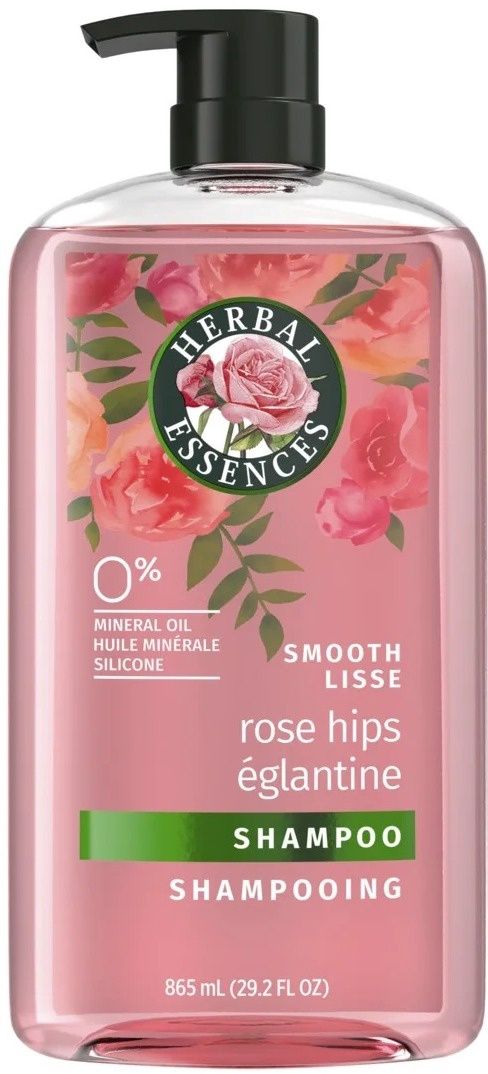 HERBAL ESSENCES SMOOTH ROSE HIPS 865ML SHAMPOO (PUMP)