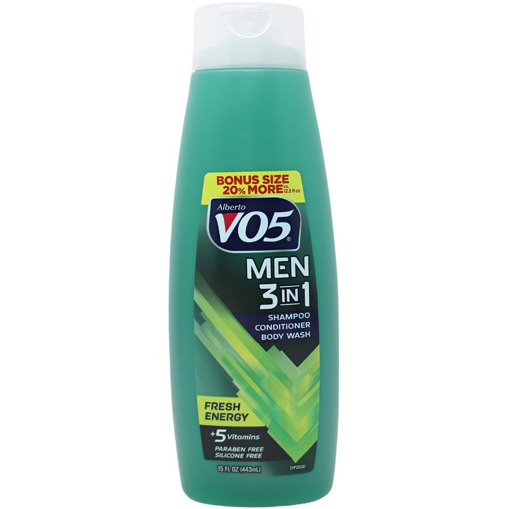 ALBERTO V05 3-IN-1 MEN FRESH ENERGY 443ML