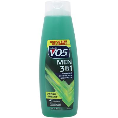 ALBERTO V05 3-IN-1 MEN FRESH ENERGY 443ML