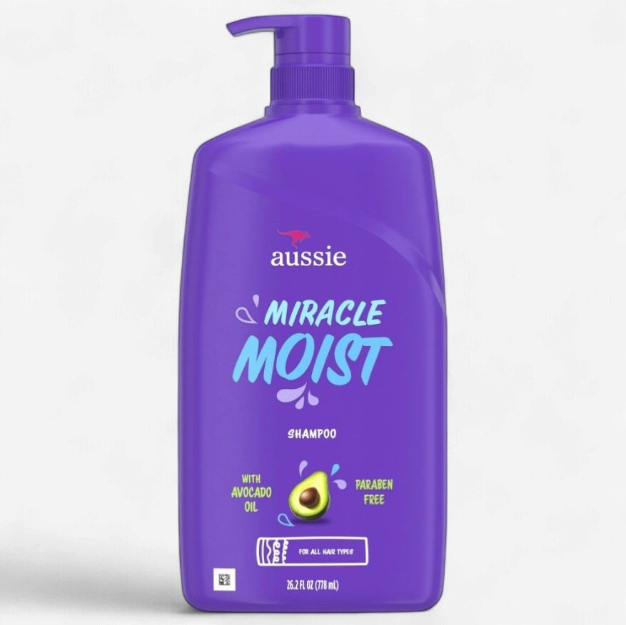 AUSSIE MIRACLE MOIST AVOCADO OIL SHAMPOO 778ML (PUMP)