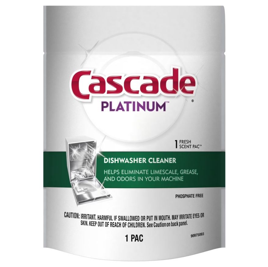 CASCADE PLATINUM DISHWASHER CLEANER FRESH SCENT (1PACK)