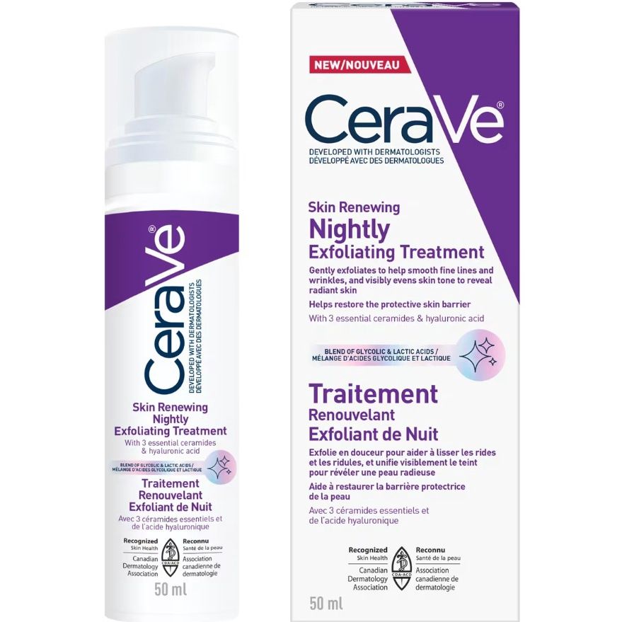 CERAVE SKIN RENEWING NIGHTLY EXFOLIATING TREATMENT 50ML