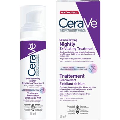 CERAVE SKIN RENEWING NIGHTLY EXFOLIATING TREATMENT 50ML