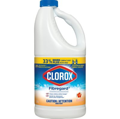 CLOROX FIBREGARD SCENTED BLEACH 1.27L ISLAND BLOSSOM