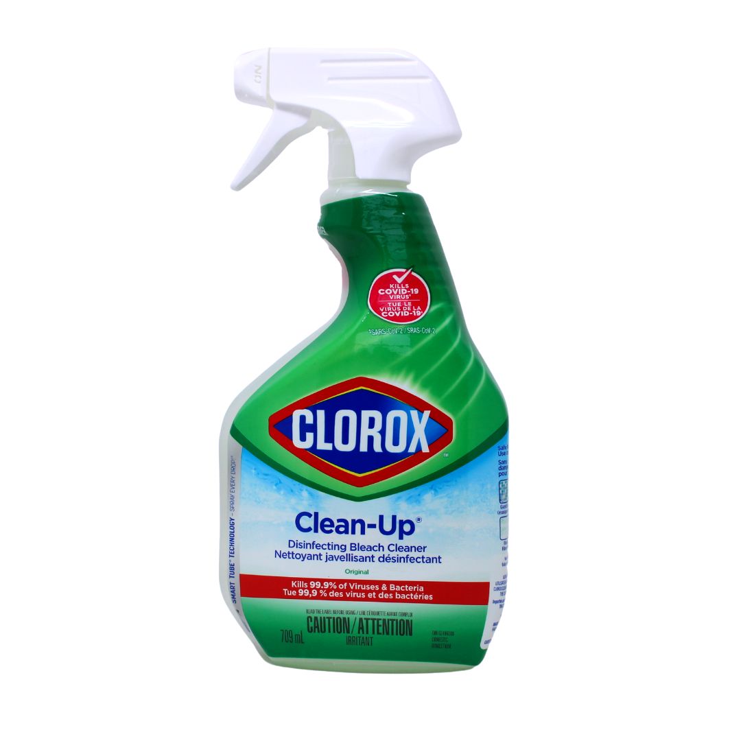 CLOROX SPRAY DISENFECTING BLEACH CLEANER ORIGINAL CLEAN-UP 709ML