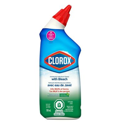 CLOROX TOILET BOWL CLEANER BLEACH FRESH SCENT 709ML