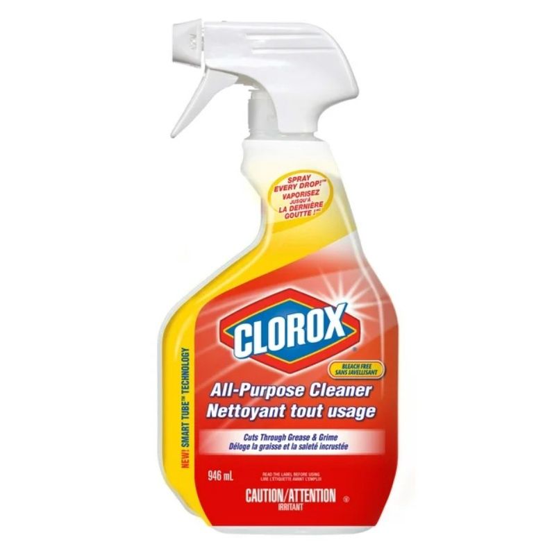 CLOROX SPRAY DISINFECTING ALL-PURPOSE BLEACH-FREE 946ML