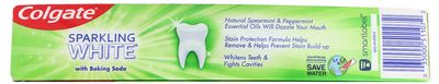 COLGATE TOOTHPASTE SPARKLING WHITE MINT ZING 70G