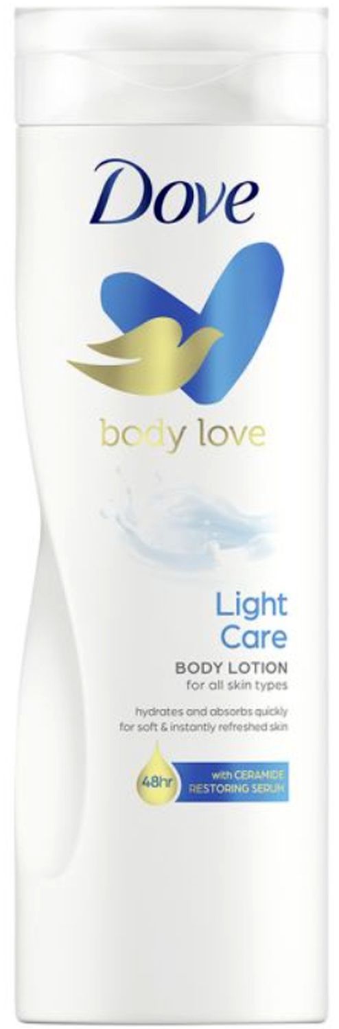 DOVE BODY LOTION 400ML LOVE LIGHT CARE