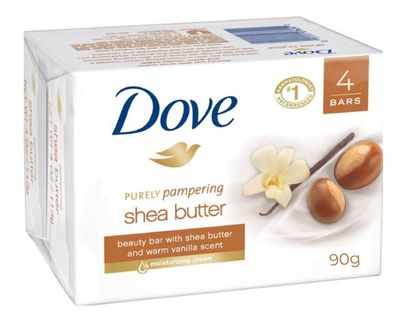 DOVE BAR SOAP 90G SHEA BUTTER (4PACK)
