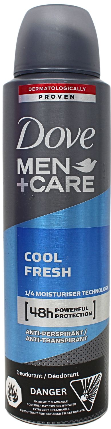 DOVE MEN+CARE SPRAY 150ML COOL FRESH