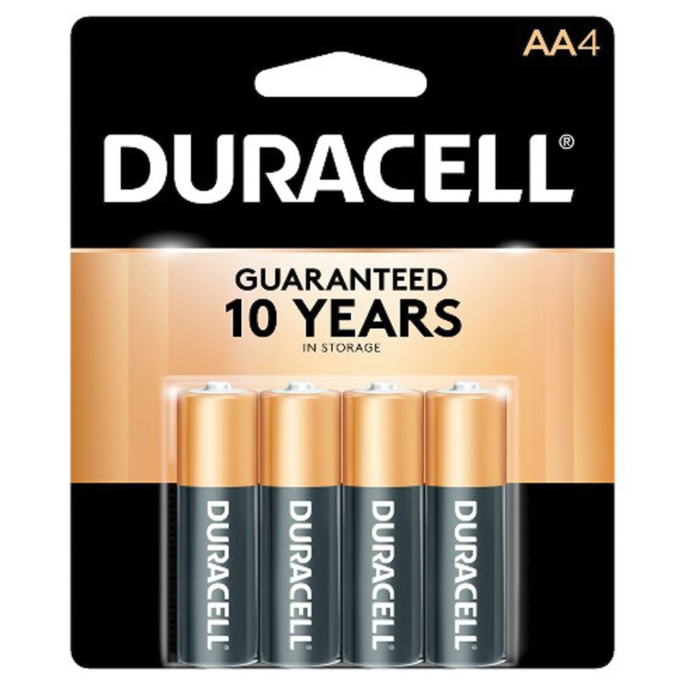 DURACELL COPPERTOP ALKALINE AA-4
