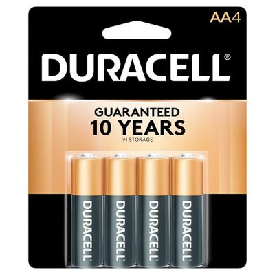 DURACELL COPPERTOP ALKALINE AA-4