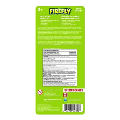 FIREFLY TRANSFORMERS ORAL CARE TRAVEL KIT 3+ SOFT