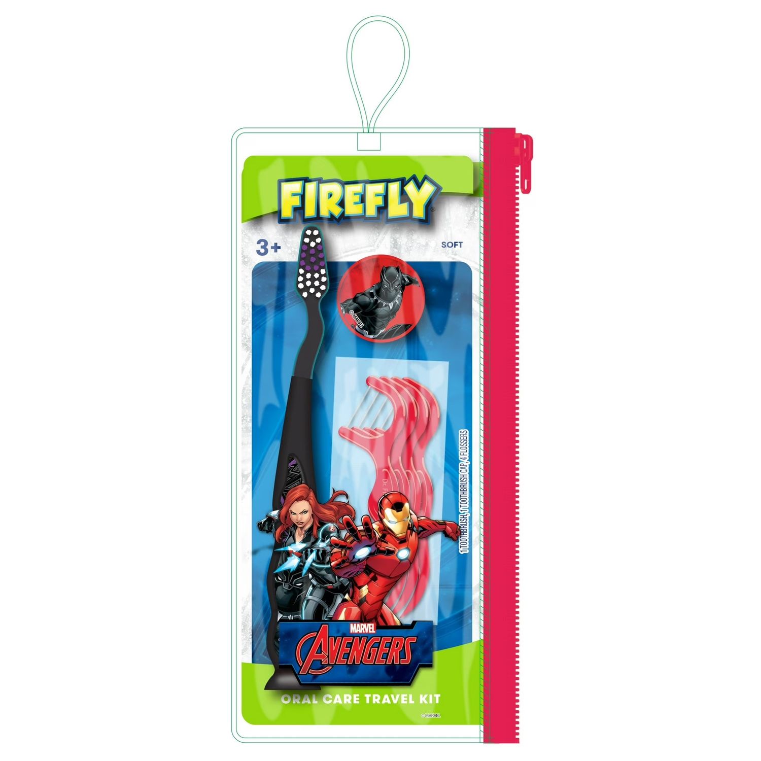 FIREFLY MARVEL AVENGERS ORAL CARE TRAVEL KIT 3+ SOFT