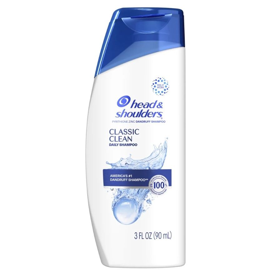 HEAD &amp; SHOULDERS DANDRUFF SHAMPOO CLASSIC CLEAN TRAVEL SIZE 90ML
