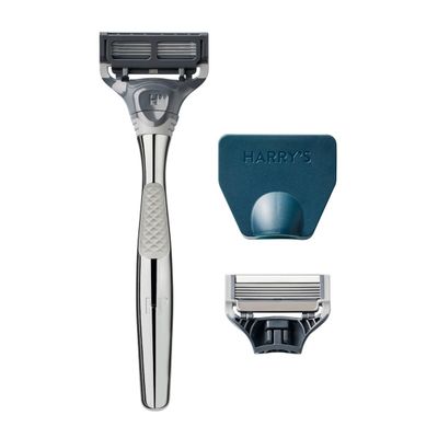 HARRY'S 5-BLADE 2CARTRIDGES + 1RAZOR HANDLE (CHROME EDITION)