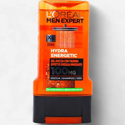L'OREAL MEN EXPERT SHOWER GEL HYDRA ENERGENTIC 300ML 3-IN-1 WAKE UP EFFECT