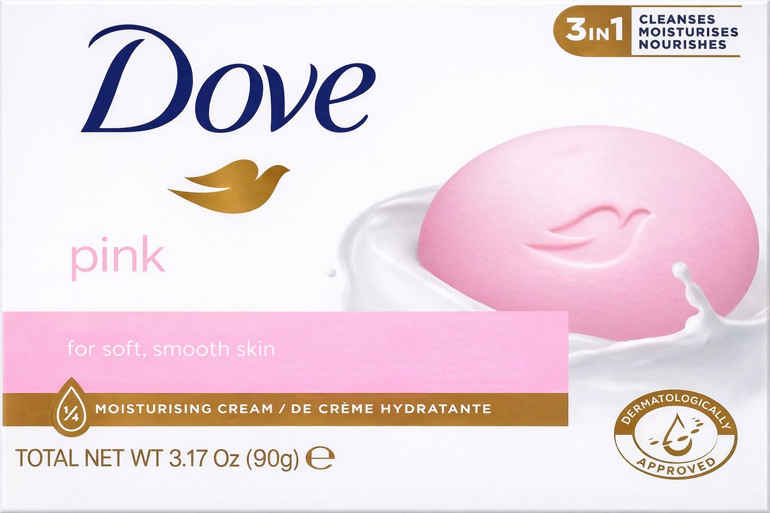 DOVE BAR SOAP 90G PINK
