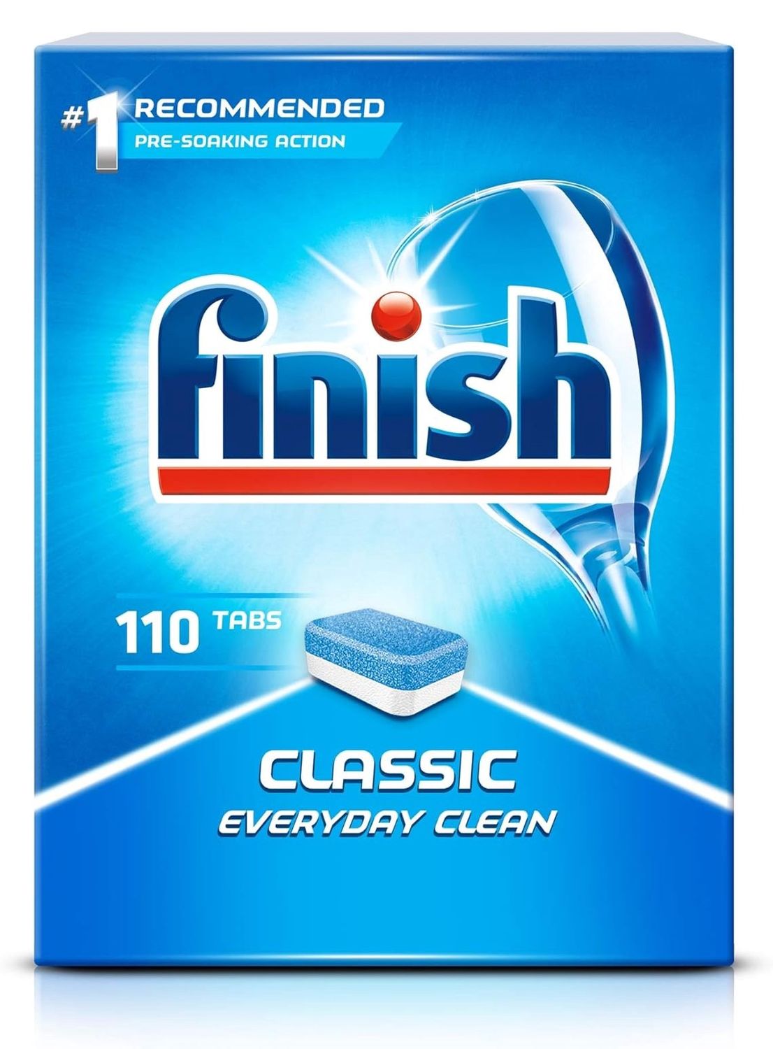 FINISH DISHWASHER TABS 1.99KG CLASSIC EVERYDAY CLEAN 110'S