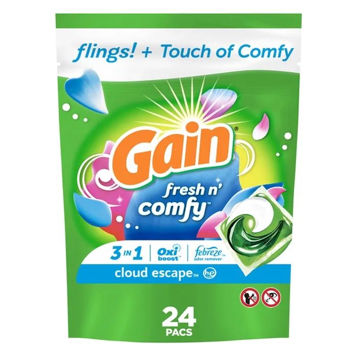 GAIN FLINGS! FRESH N' COMFY 511G 3-IN-1 CLOUDY ESCAPE 24'S