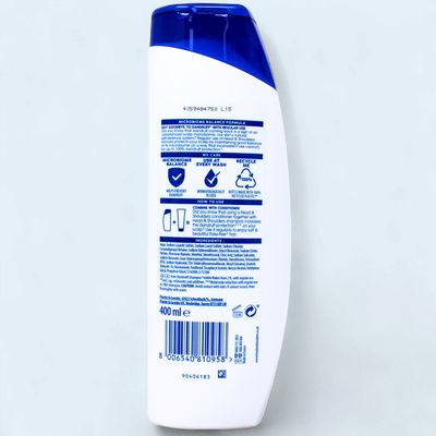 HEAD &amp; SHOULDERS ANTI-DANDRUFF SHAMPOO 400ML MENTHOL