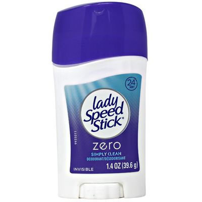 LADY SPEED STICK 39.6G ZERO SIMPLY CLEAN